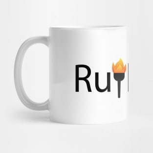 Ruthless being ruthless typography design Mug